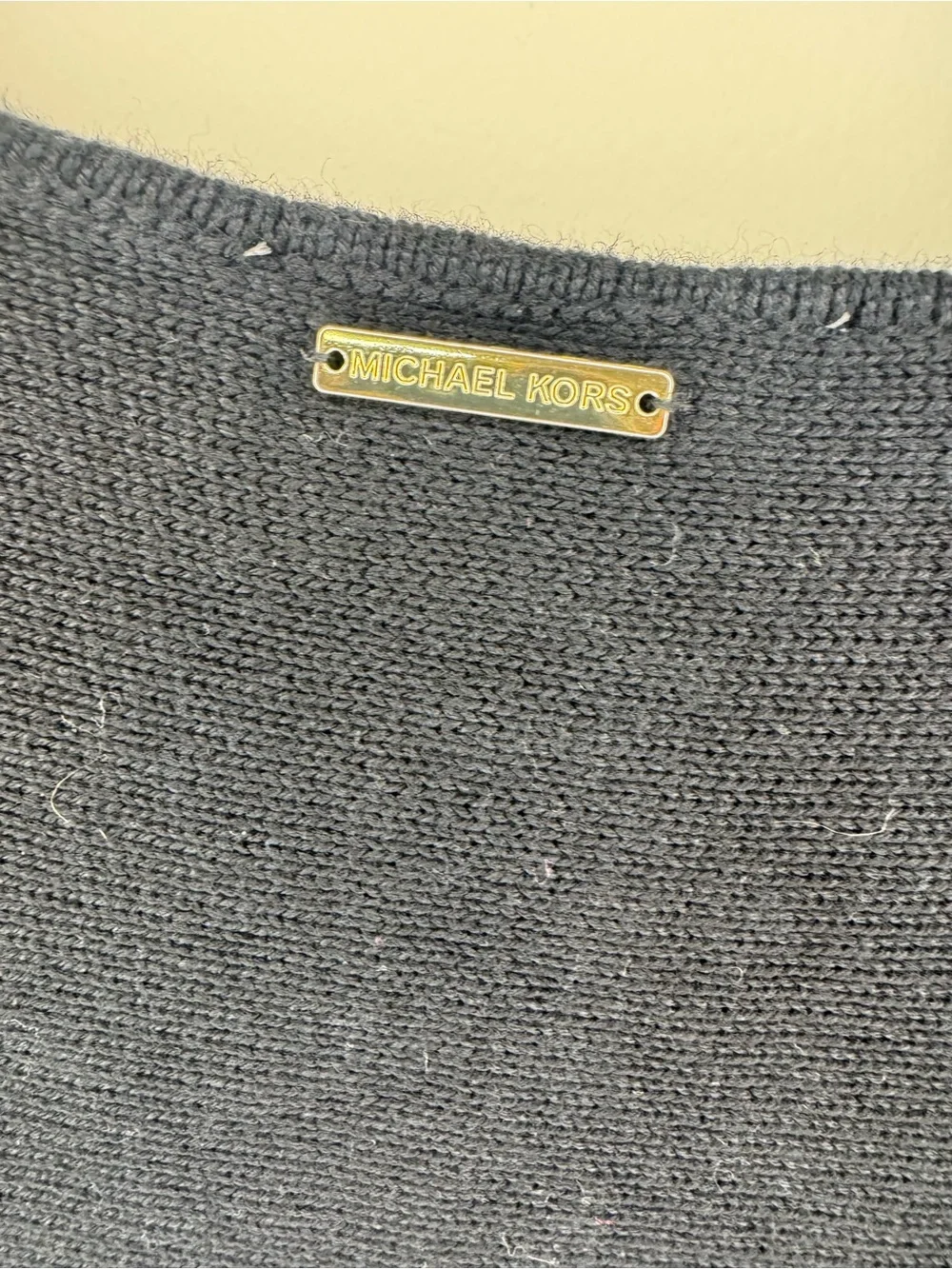 Michael Kors Black Crewneck Sweater